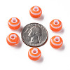 Opaque Striped Acrylic Beads MACR-S373-27A-04-5