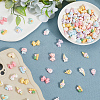 120Pcs 6 Styles Opaque Resin Decoden Cabochons RESI-SP0001-27-3