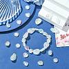 32Pcs 8 Styles UV Plating Opaque Acrylic Beads OACR-CJ0002-77-6