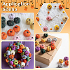36Pcs Handwork Wool Needle Felting Pumpkin Ornaments AJEW-SC0031-39A-6