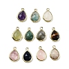 Natural Gemstone Faceted Pendants G-U019-05G-1
