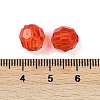 Transparent Acrylic Beads OACR-Q015-02G-3