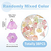 38Pcs Glass Charms GLAA-TADJ0001-19-3