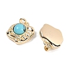 Synthetic Turquoise Pendants KK-U043-43G-A-2