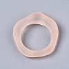 Transparent Resin Finger Rings RJEW-T013-001-B02-5