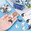 40Pcs 2 Colors Alloy Enamel Pendants ENAM-SC0005-38-3