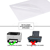 Transparent Waterproof PVC Film Adhesive Printing Paper for Inkjet Printers AJEW-BC0005-35-7