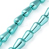 Electroplated Synthetic Non-Magnetic Hematite Beads Strands G-C248-H01-6x12mm-2