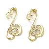 Brass Micro Pave Cubic Zirconia Pendants KK-K355-50G-1
