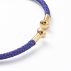 Braided Carbon Steel Wire Bracelet Making MAK-A017-B05-2