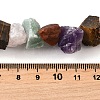 Natural Amethyst & Tiger Eye & Green Aventurine & Rose Quartz & Carnelian Beads Strands G-I283-F17-5