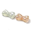 Bowknot UV Plating Luminous Rainbow Iridescent Acrylic Beads LACR-R001-03A-5