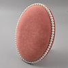 Oval Velvet Tabletop Jewelry Display Stands EDIS-WH0022-16-1