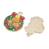 Christmas Alloy Enamel Pendants ENAM-G234-01C-3
