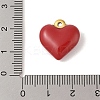 304 Stainless Steel Enamel Pendants LS-STAS-M071-02G-3