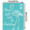 Self-Adhesive Silk Screen Printing Stencil DIY-WH0338-297-2