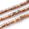 Natural Picture Jasper Beads Strands G-F631-K02-1