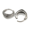 316 Surgical Stainless Steel Hoop Earrings for Women and Men EJEW-D096-20F-AS-2