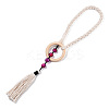Handmade Macrame Wood Curtain Tiebacks MAKN-YWC0001-01-1