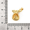 Brass Micro Pave Cubic Zirconia Pendants KK-I360-050G-3