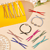12Pcs 12 Colors Nylon Twisted Cord Bracelet Making Sets MAK-UN0001-58B-2
