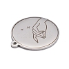 Non-Tarnish 304 Stainless Steel Pendants STAS-C032-10P-2