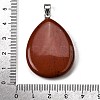 Natural Red Jasper Pendants G-F820-14P-14-3