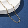 304 Stainless Steel Peanut Link Chain Necklaces for Women NJEW-U050-03G-2