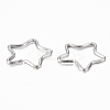 304 Stainless Steel Keychain Clasp Findings STAS-G161-07A-2