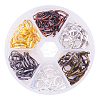 15mm Brass Leverback Earring Findings for Jewelry Making 6 Colors Earring Supplies KK-PH0015-03-1