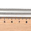 2MM 304 Stainless Steel Wheat Chain Necklaces for Men STAS-V011-03C-P-5
