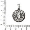 Religion 304 Stainless Steel Pendants STAS-H264-02EBP-3