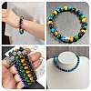 DIY Natural Tiger Eye Beaded Bracelet/Necklaces Making Kit DIY-TA0012-65-7