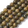 Natural Green Dragon Veins Beads Strands G-D098-A01-10mm-2