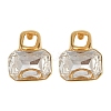 304 Stainless Steel Micro Pave Clear Cubic Zirconia Stud Earrings EJEW-V014-03G-2