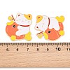 Alloy Enamel Cabochons AL-CBA1A6F-02KCG-3