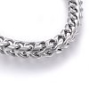 Tarnish Resistant 304 Stainless Steel Chain Bracelets BJEW-L631-42P-2