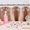 Iron Shower Curtain Rings for Bathroom HJEW-PH01875-4