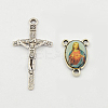 Rosary Cross and Center Sets for Rosary Bead Necklace TIBEP-MSMC021-33AS-LF-1