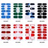 Full-Cover Wraps Nail Polish Stickers MRMJ-R086-MLE04-M-2