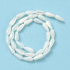 Natural White Shell Beads PEAR-B002-01A-A-2