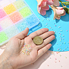 3432Pcs 12 Colors 8/0 Glow in the Dark Luminous Transparent Glass Round Seed Beads LUMI-CJ0001-01-4