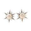 Natural Pearl Ear Studs EJEW-L099-02P-4
