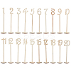 BoxWood Table Numbers Cards AJEW-WH0168-36-1