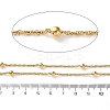 304 Stainless Steel Chains with Beads CHS-F020-12G-2