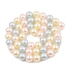 Baking Paint Pearlized Glass Pearl Round Bead Strands PEAR-H019-02C-09-4