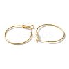 Brass Hoop Earrings KK-WH0054-35A-2