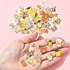 48Pcs 12 Styles Alloy Enamel Pendants ENAM-FS0003-51-8
