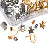 304 Stainless Steel Stud Earring Findings STAS-YS0001-08-3