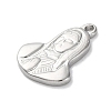Anti-Tarnish 201 Stainless Steel Pendants STAS-Q015-01P-2